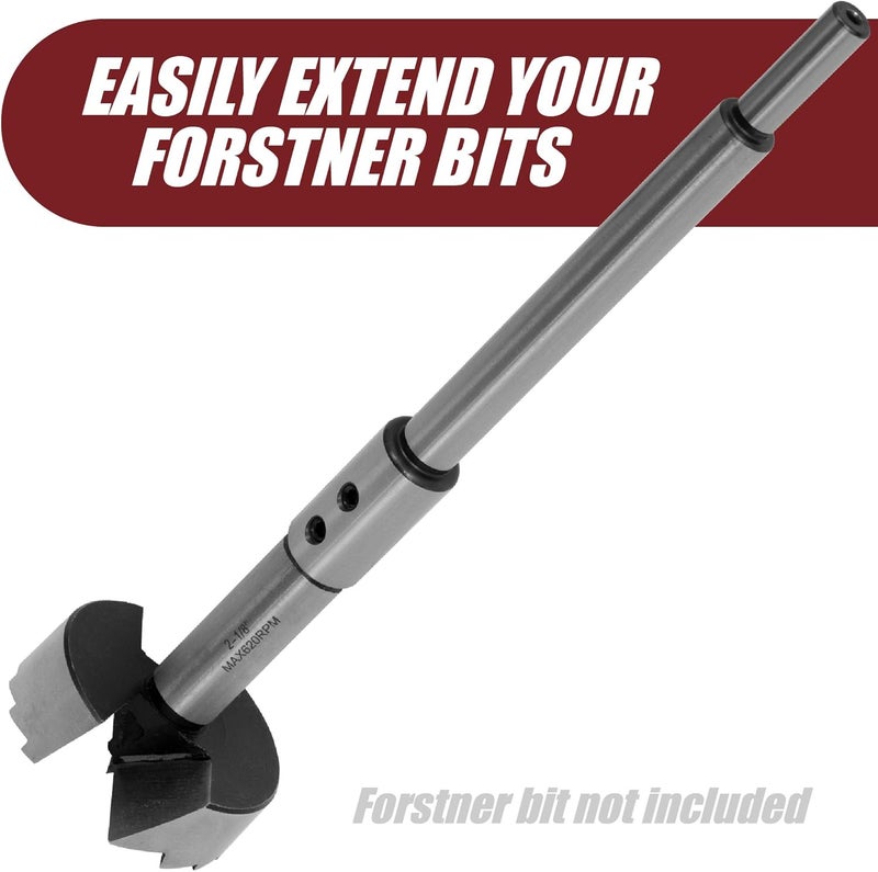 Fulton 6-Inch Forstner Bit Extender by Peachtree Woodworking - Image 2